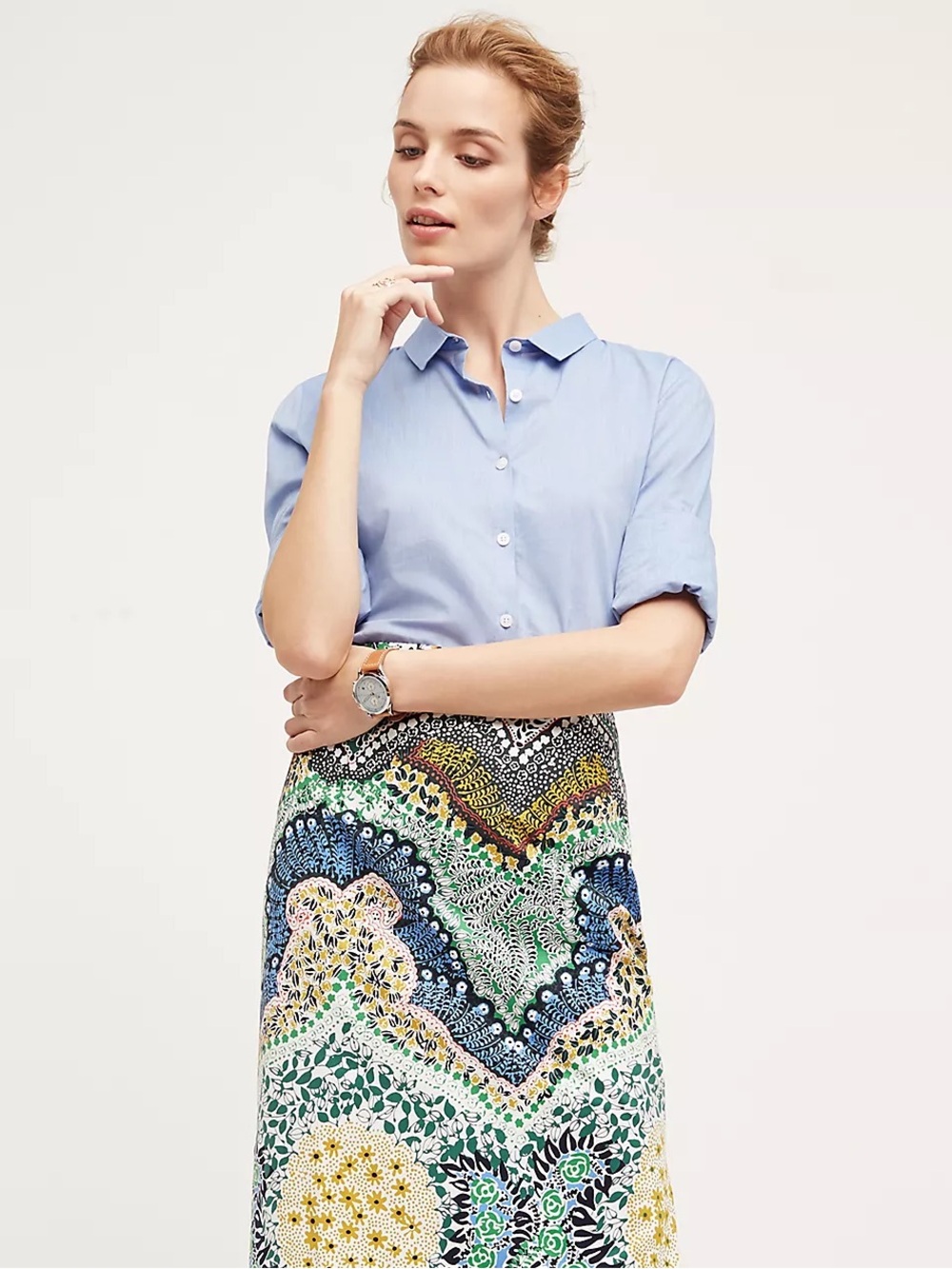 Anthropologie Moulinette Soeurs Riverwood Pencil Skirt